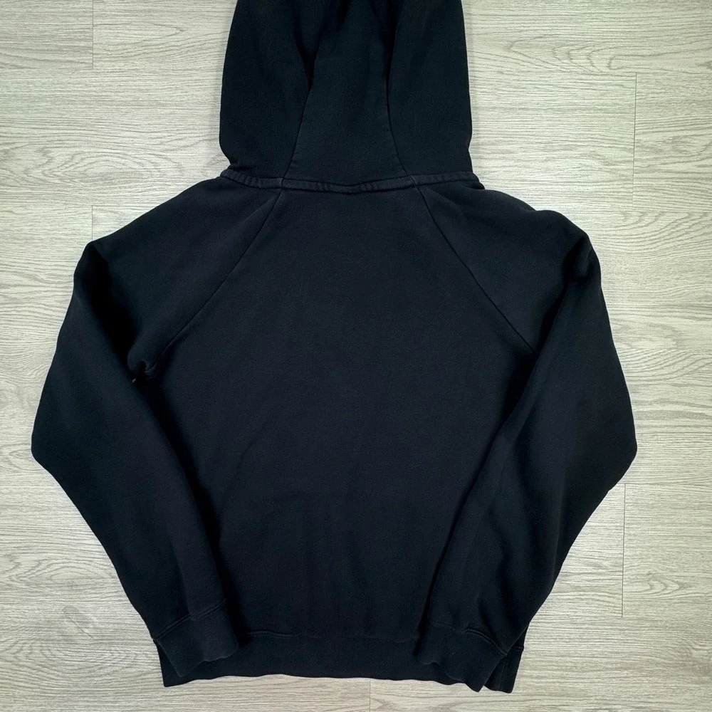 Nike Womens Hoodie Sportswear Funnel Neck Pullover Black XS Fleece Pocket